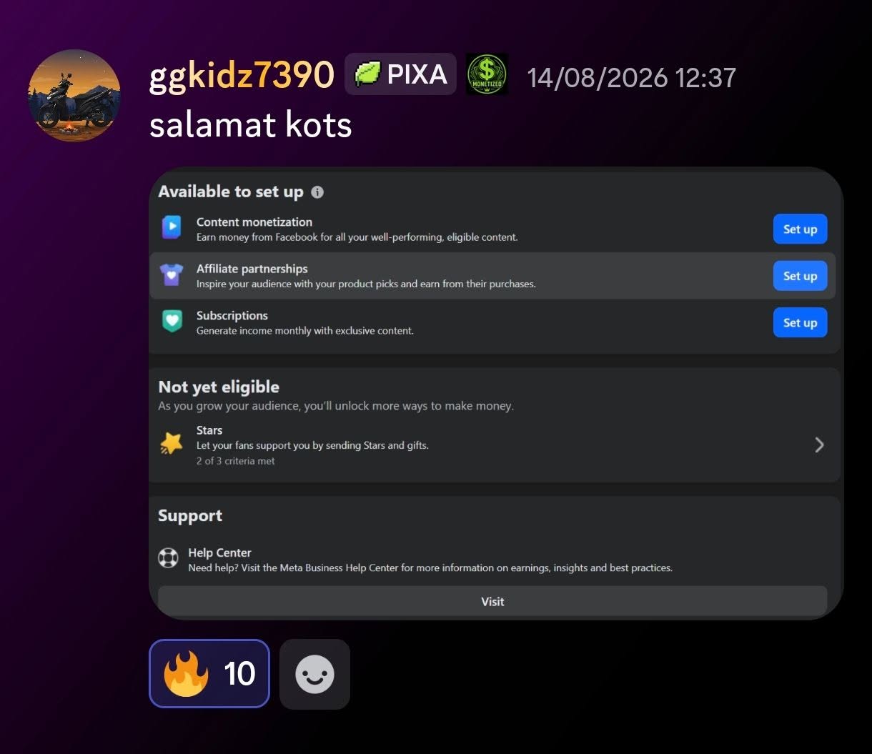 Community win